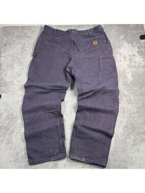 Y2K 2000s Carhartt Dungaree Fit Canvas Carpenter Pants Grunge Skater Low Rise
